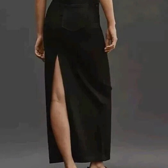 Unworn Reformation Daria Ultra High Rise Denim Maxi Skirt in Nidri - Picture 4 of 11